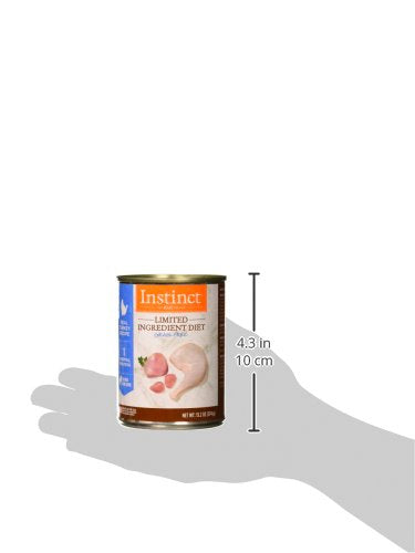 Instinct grain-free formula, no grains or fillers for dogs with sensitivities.