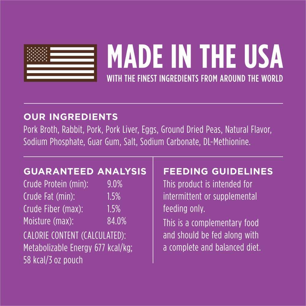 Farm-raised rabbit ingredient focus on Instinct topper supports dietary variety.