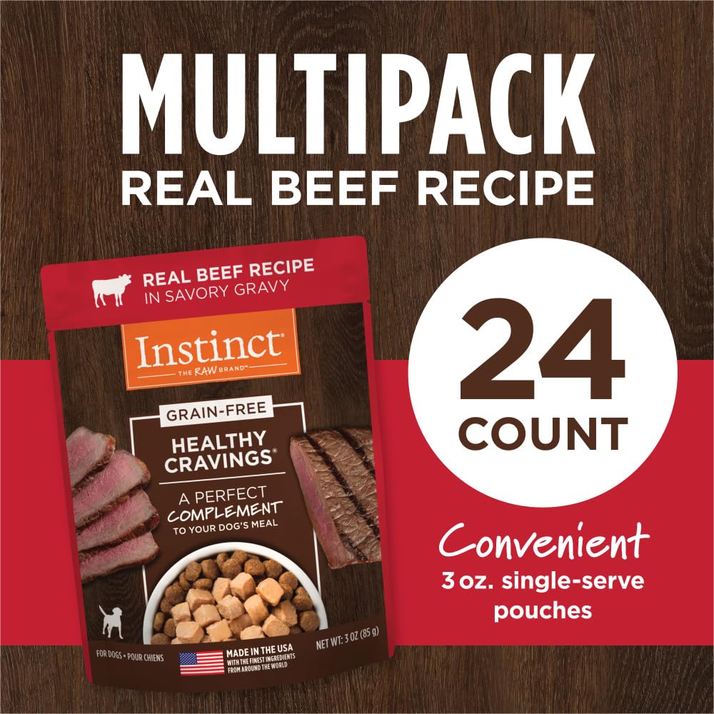 Instinct Healthy Cravings is grain-free with no fillers like potato or soy.