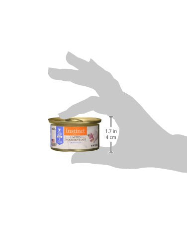 Instinct USA-made cat food label emphasizes quality ingredients