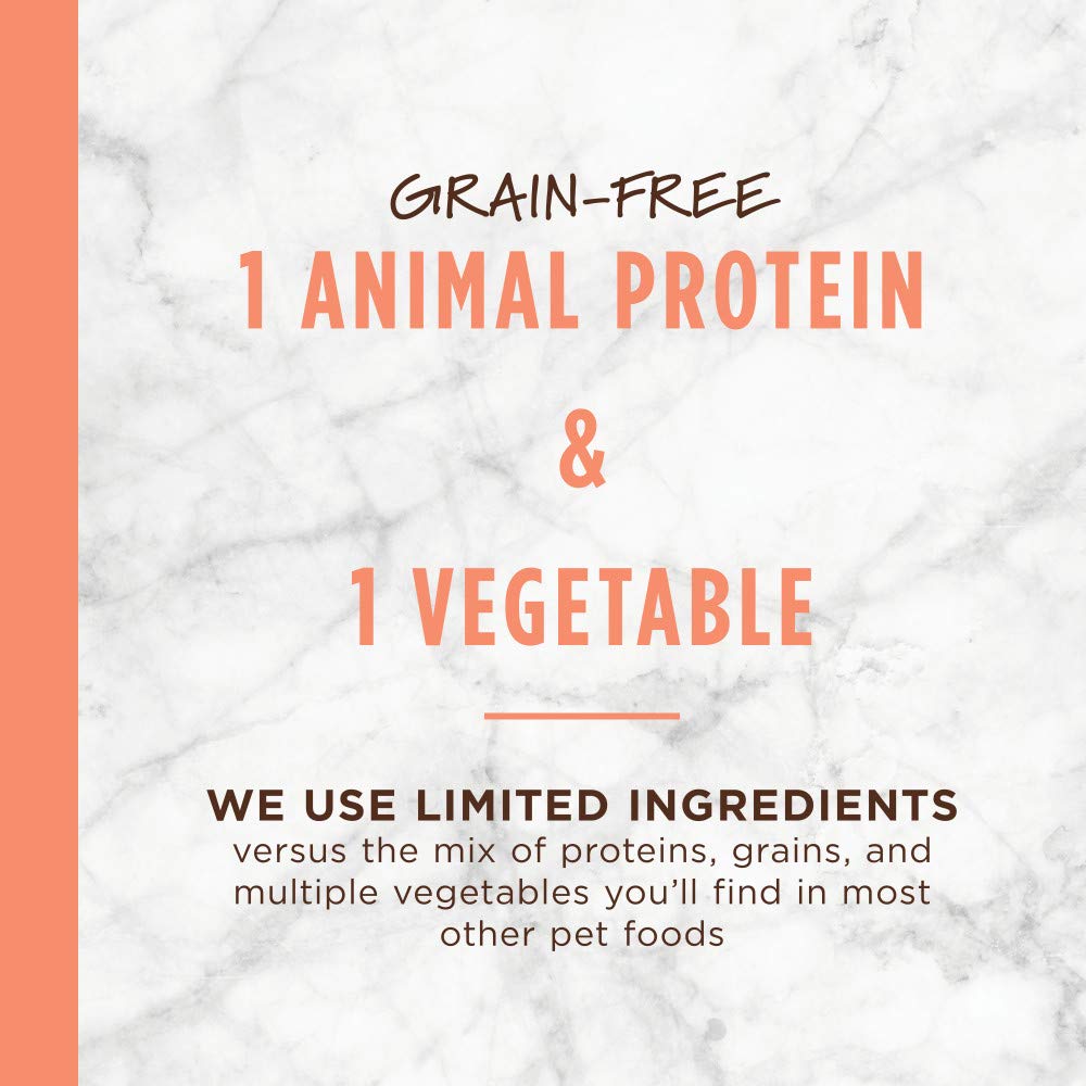 Instinct Limited Ingredient Diet grain-free label communicates a simple, allergen-conscious recipe.