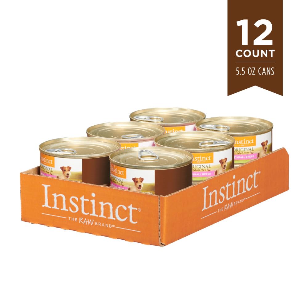 Instinct Original cage-free chicken is the primary protein source.