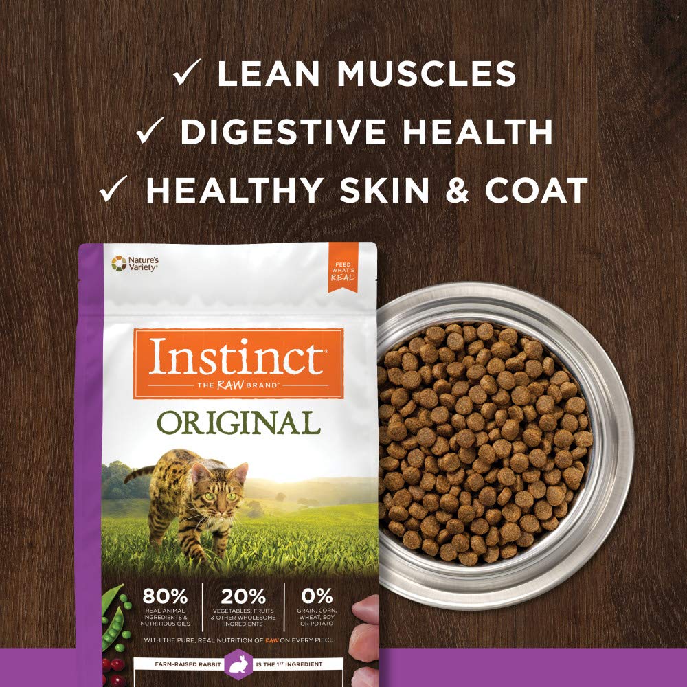 Natural omegas and antioxidants for skin and coat nourishment in Instinct Original.