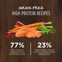 Instinct Original raw-coated kibble closeup enhances flavor and nutrition