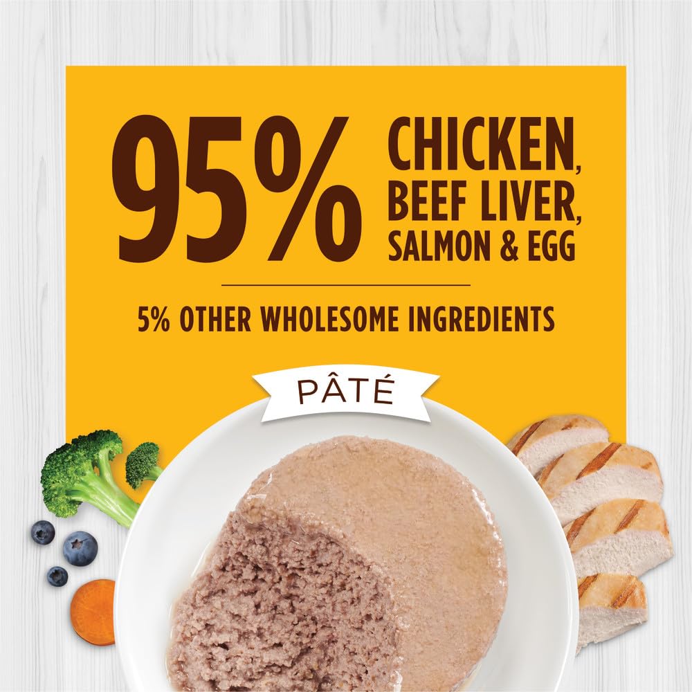 Instinct Original kitten wet food beef liver pate close-up illustrating nutrient-dense ingredients.