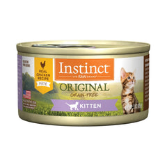Instinct Original kitten pate 3oz can with smooth texture for easy feeding.