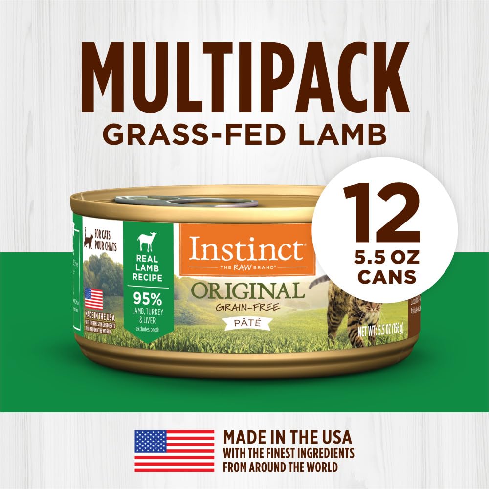 USA-made badge visible on Instinct Original Lamb cans.