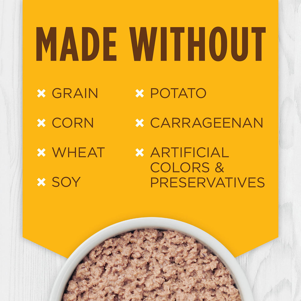 Instinct Original Pate vegetables and fruits add wholesome nutrition.