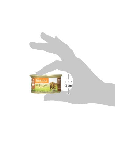 Instinct Original Pate Cat Food grain-free formula with no fillers.
