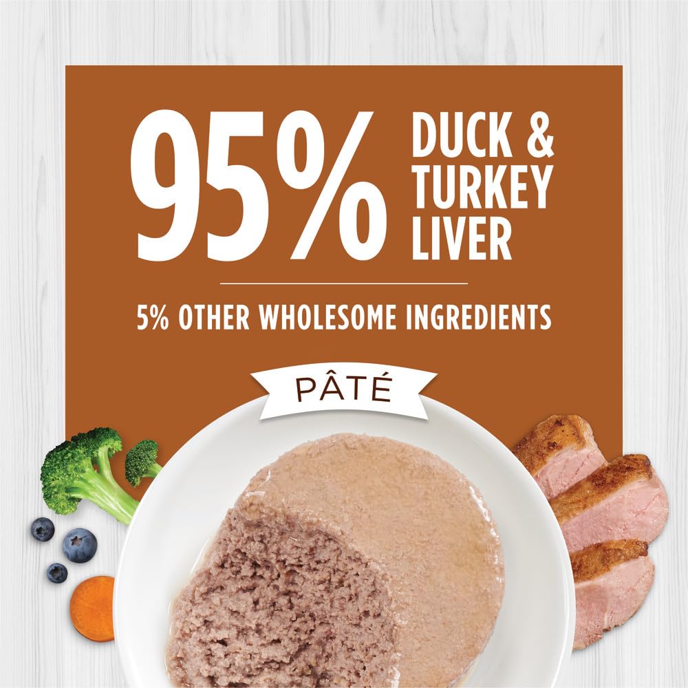 Instinct Original Pate Cat Food smooth pate texture for easy serving.