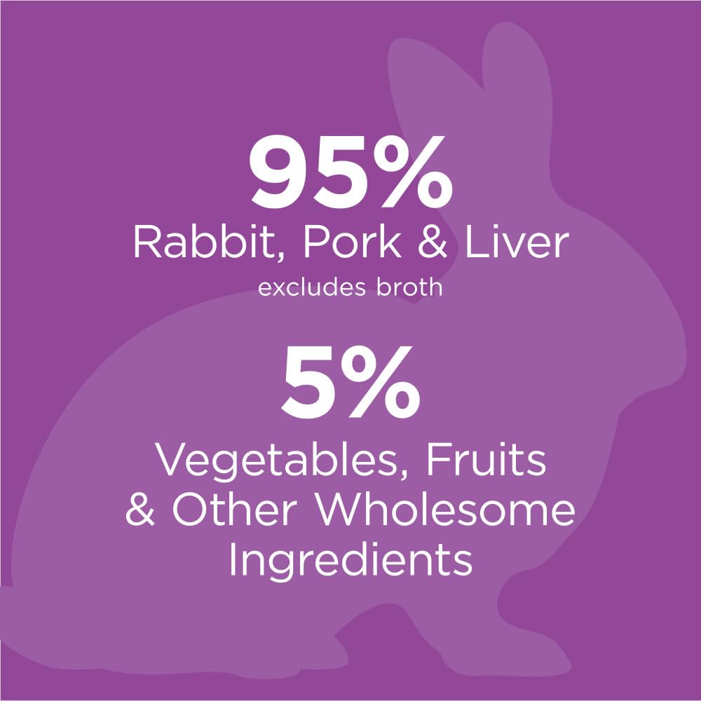5.5 oz can from Instinct Original Rabbit offers convenient portion control.
