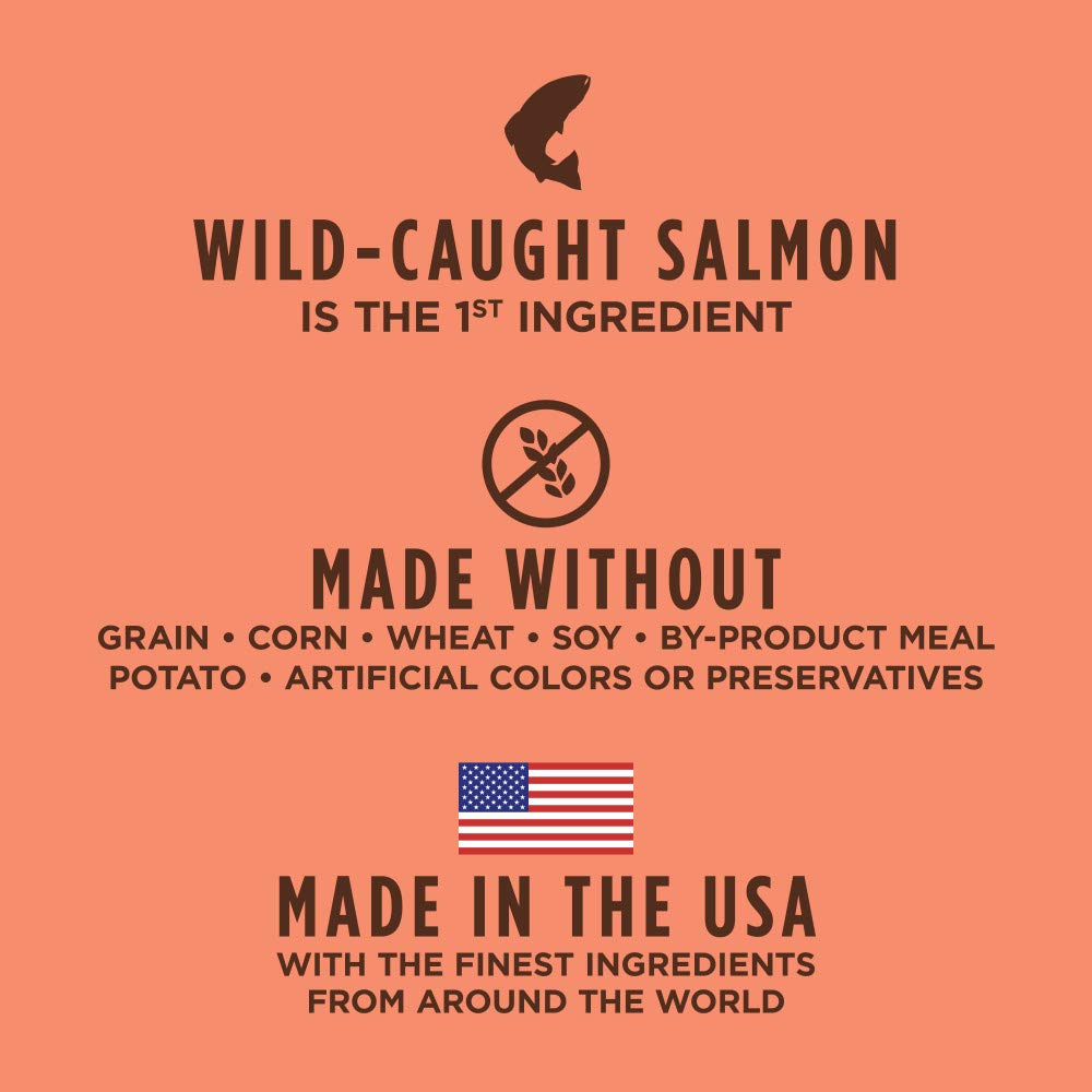 Live probiotics label on Instinct Original Salmon cat food for digestion