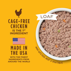 Instinct Original Wet Dog Food cage-free chicken ingredient close-up, quality protein