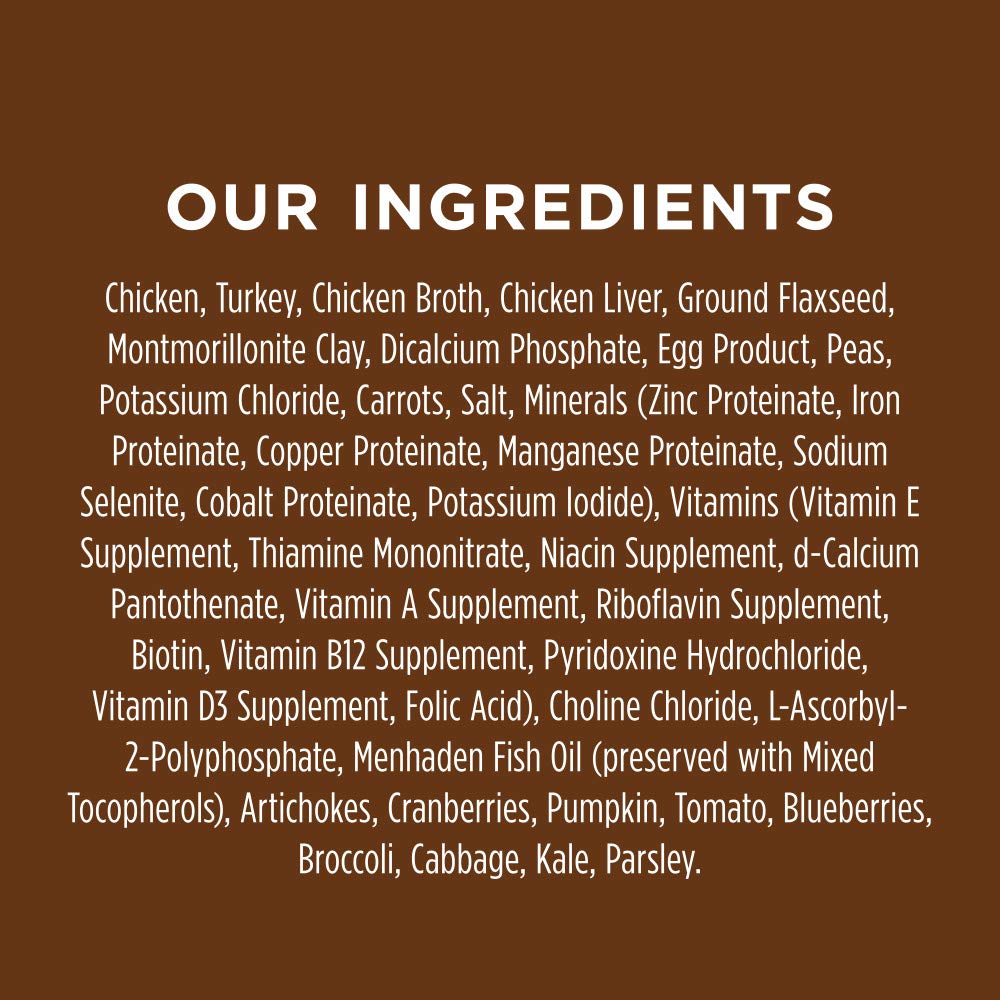 Instinct Original Wet Dog Food raw-inspired ingredients display, authentic nutrition
