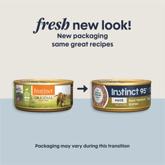 Instinct Pate Entrees grain-free wet cat food without fillers for healthy meals.