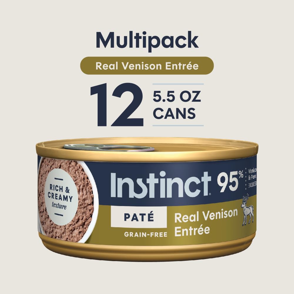 Instinct Pate Entrees no-fillers grain-free formula for clean nutrition.