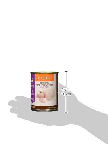 Instinct rabbit is the first ingredient in the can, a farm-raised protein option.