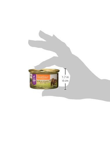 Instinct rabbit first-ingredient label highlights farm-raised rabbit.