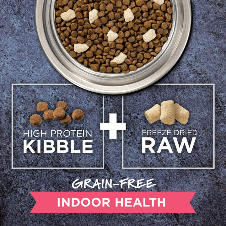 Instinct Raw Boost freeze-dried pieces add texture and flavor variety.