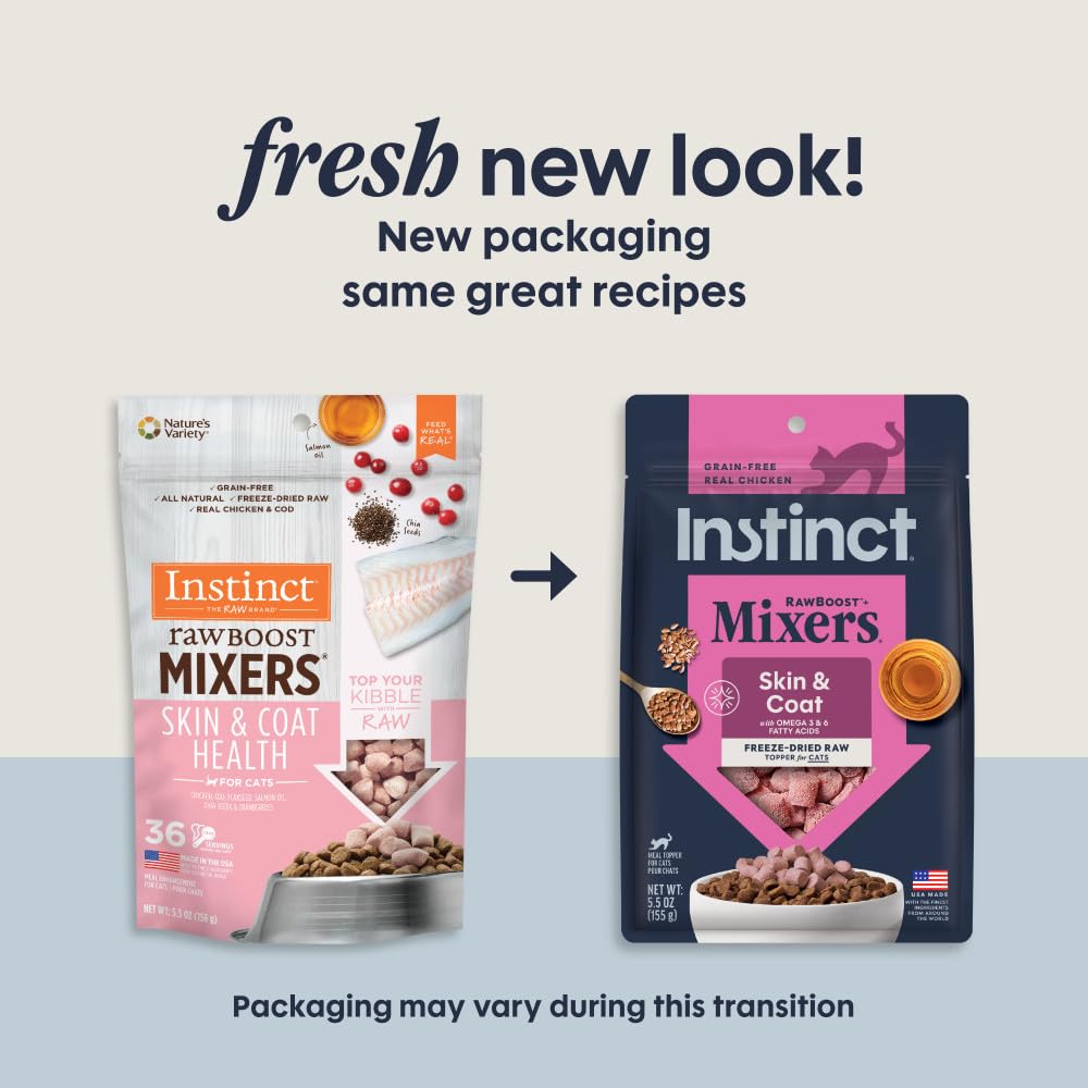 Instinct Raw Boost Mixers freeze-dried pieces close-up for added protein and texture.