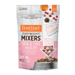 Instinct Raw Boost Mixers packaging front showing a grain-free cat topper for meals.