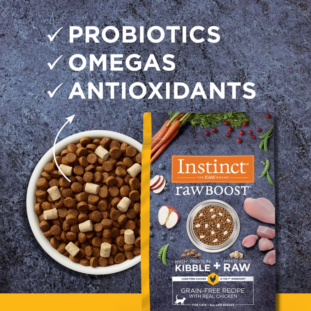 Instinct Raw Boost probiotic boost to support digestive health.