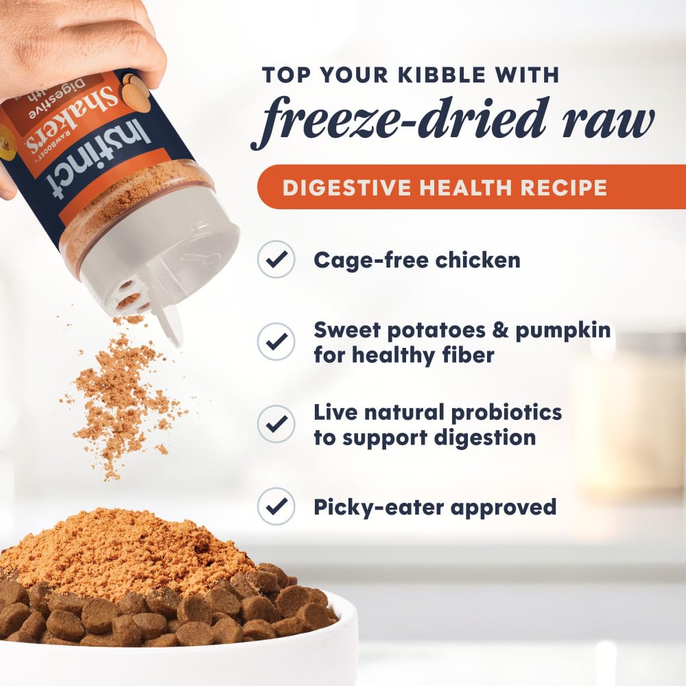 Instinct Raw Boost Shakers mixed with warm water yield savory gravy