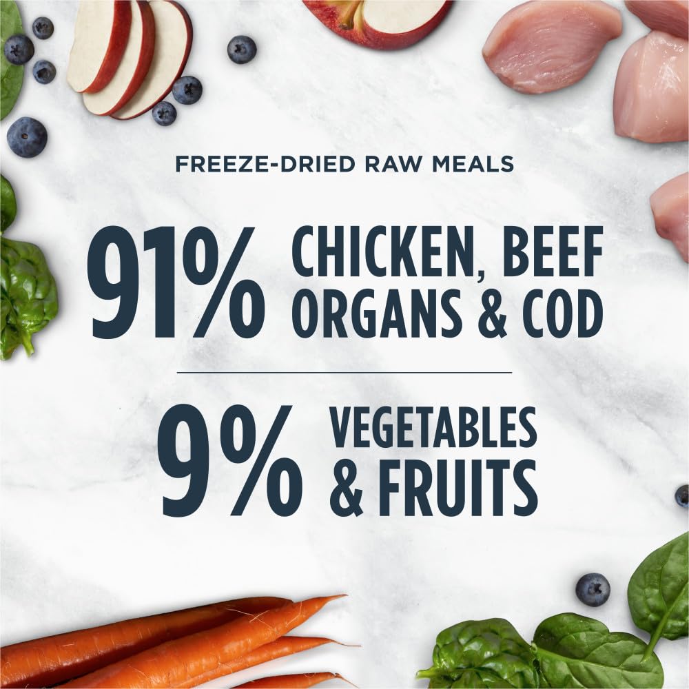 Instinct kitten chicken serving bowl image suggests easy meal prep.