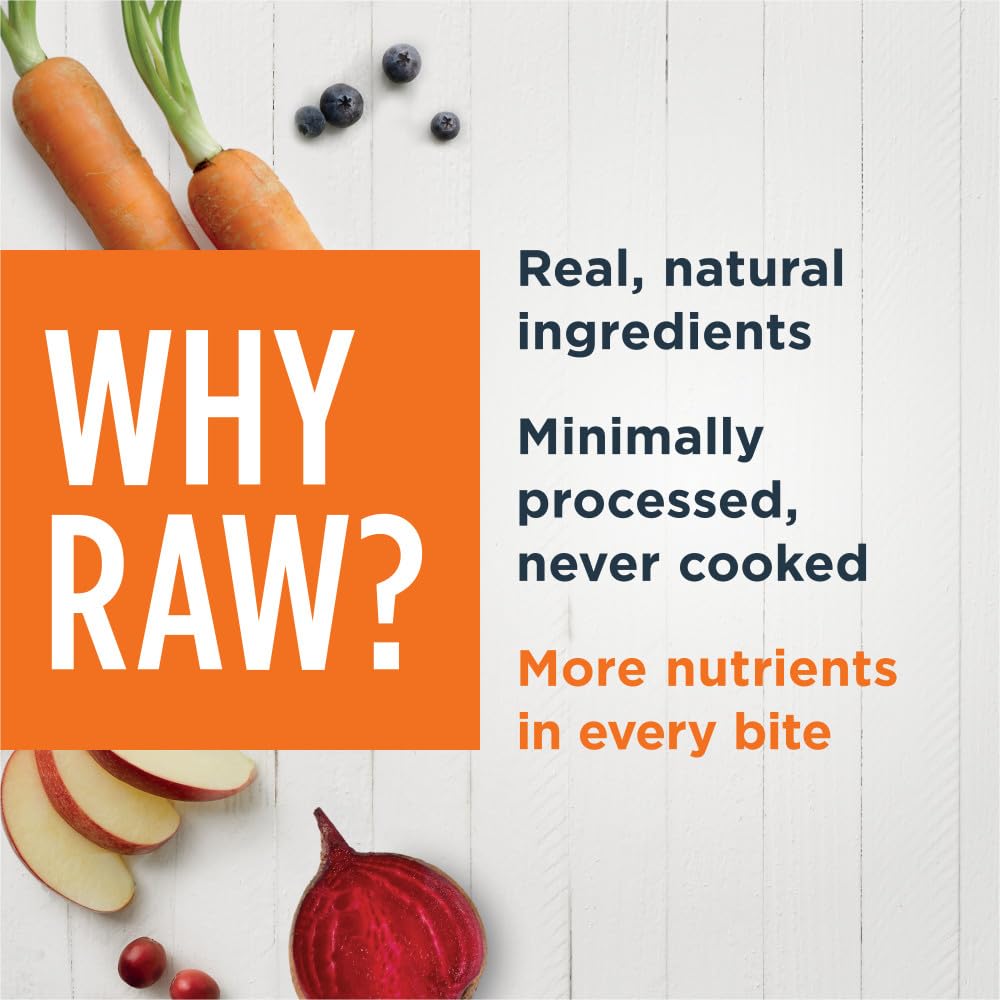 Instinct Raw Meals close-up of pollock ingredients, 95% fish and meat.