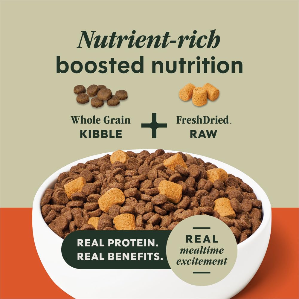 Instinct RawBoost real chicken first ingredient provides lean protein