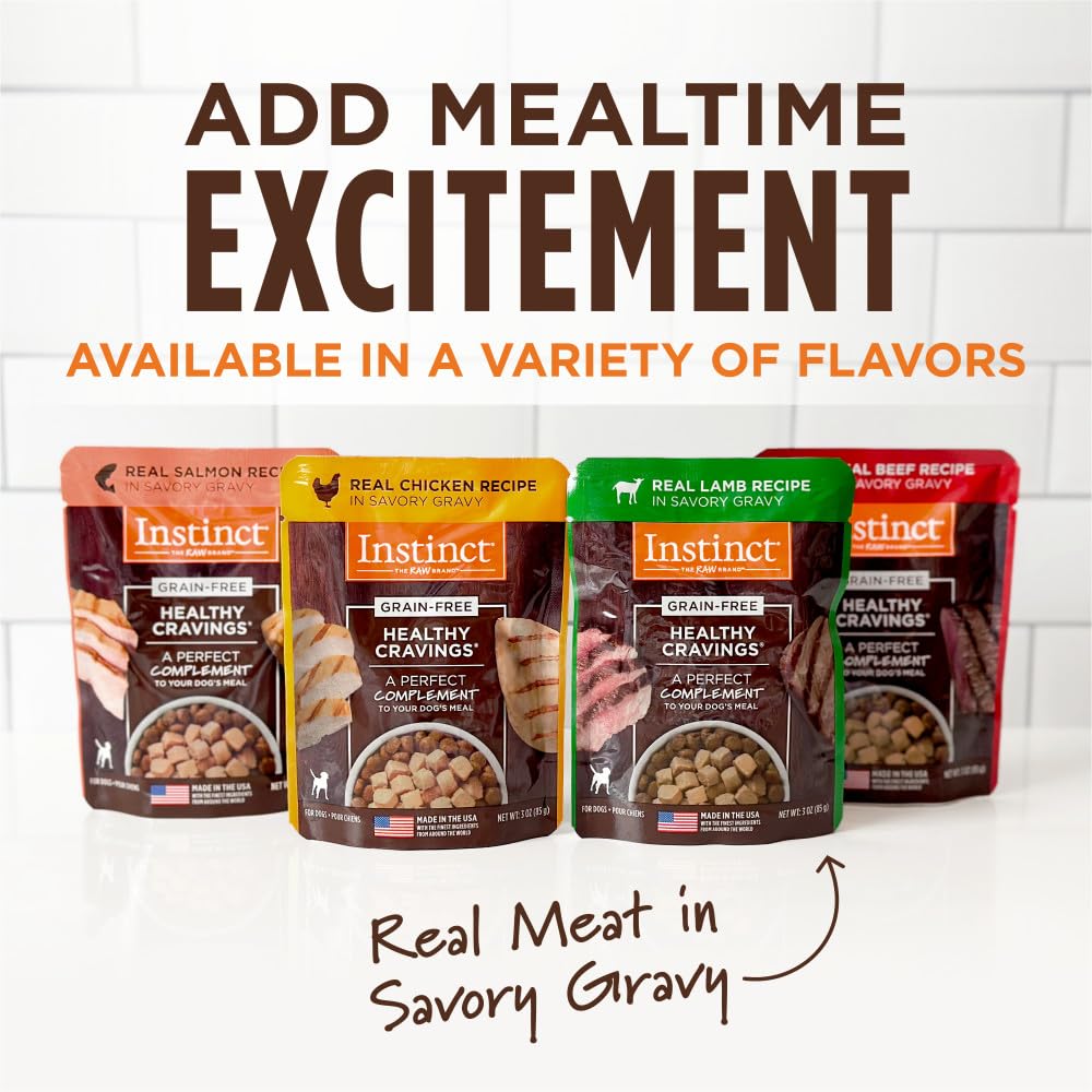 Instinct USA-made ingredients ensure quality nutrition in every grain-free pouch