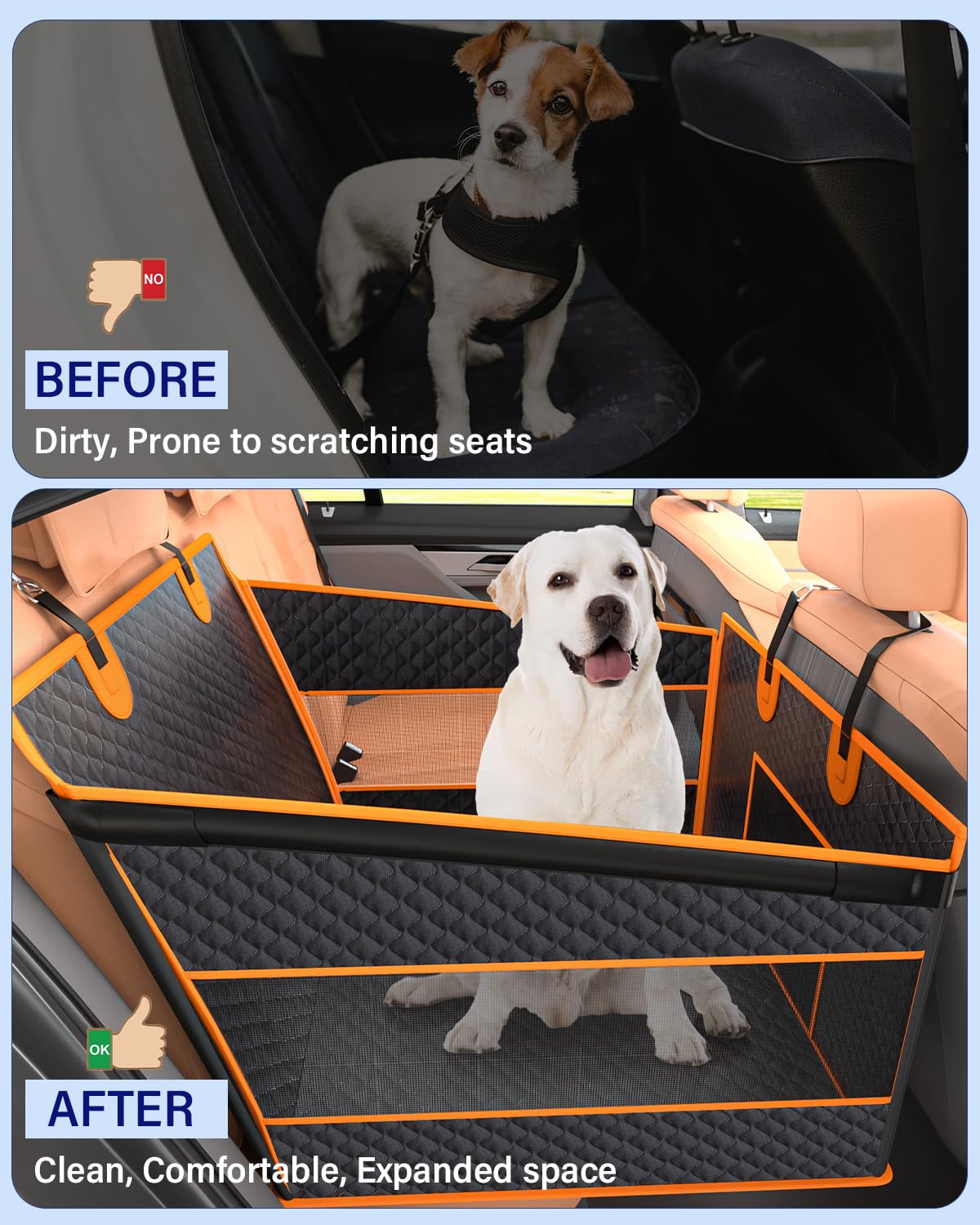 Instraella installation steps enable flexible placement on any rear seat.