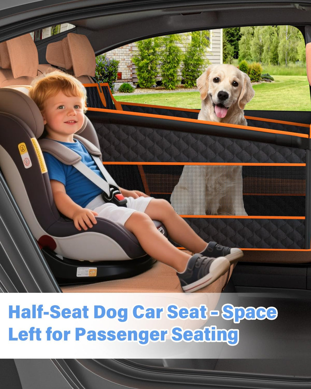 Instraella dog seat hard bottom offers stable foundation for secure travel.