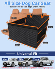 Instraella waterproof fabric protects car seats from mud and spills.
