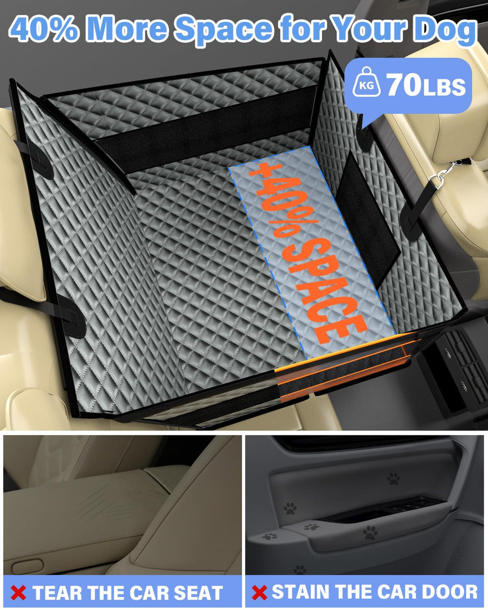 Instraella non-slip base keeps seat stable for safety