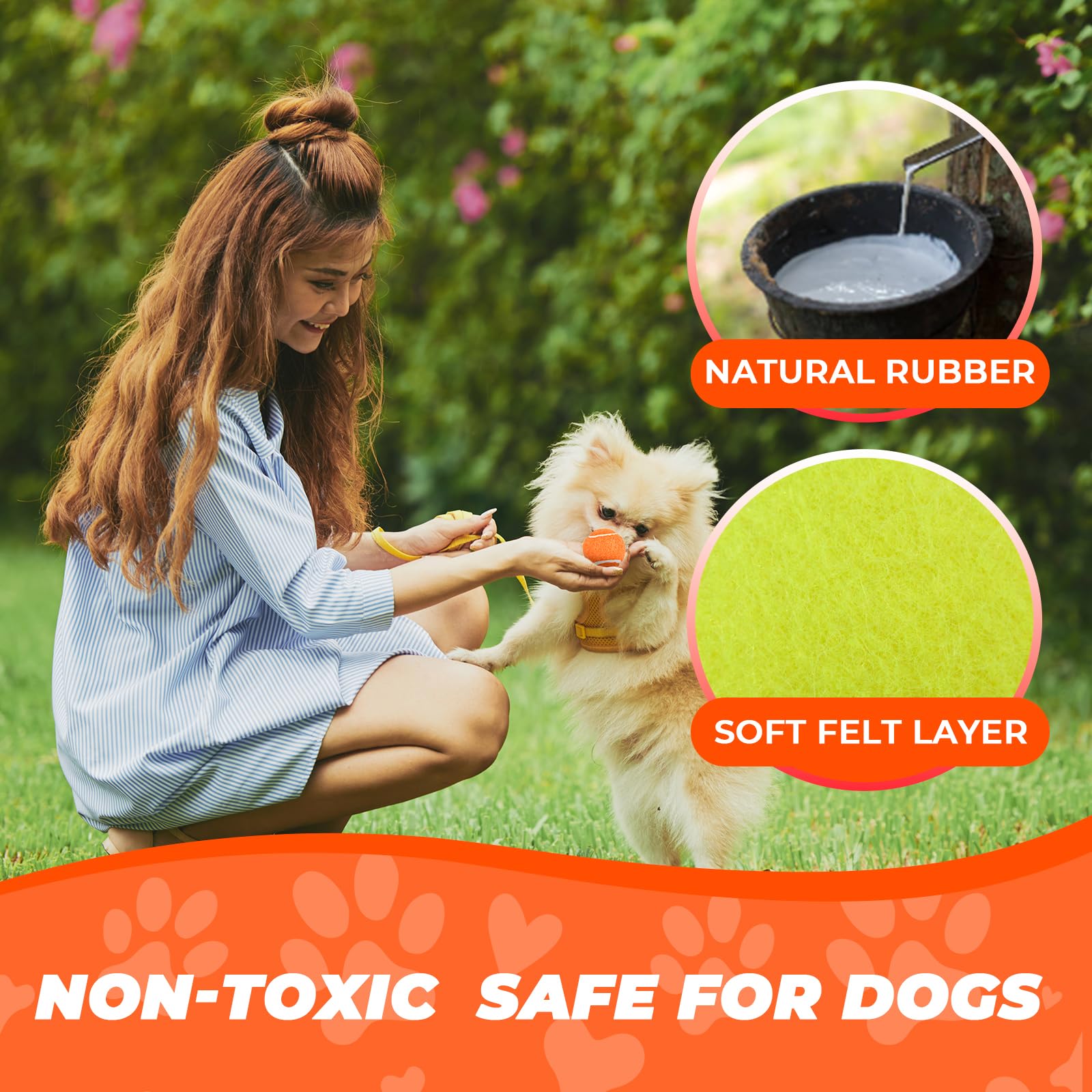INSUM 1.5-inch mini tennis ball in purple, ideal for fetch