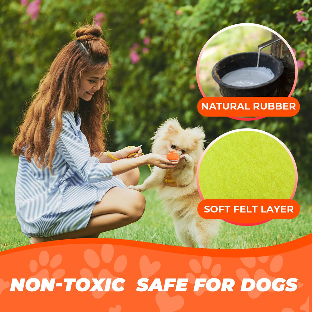 INSUM 1.5-inch mini tennis ball in purple, ideal for fetch