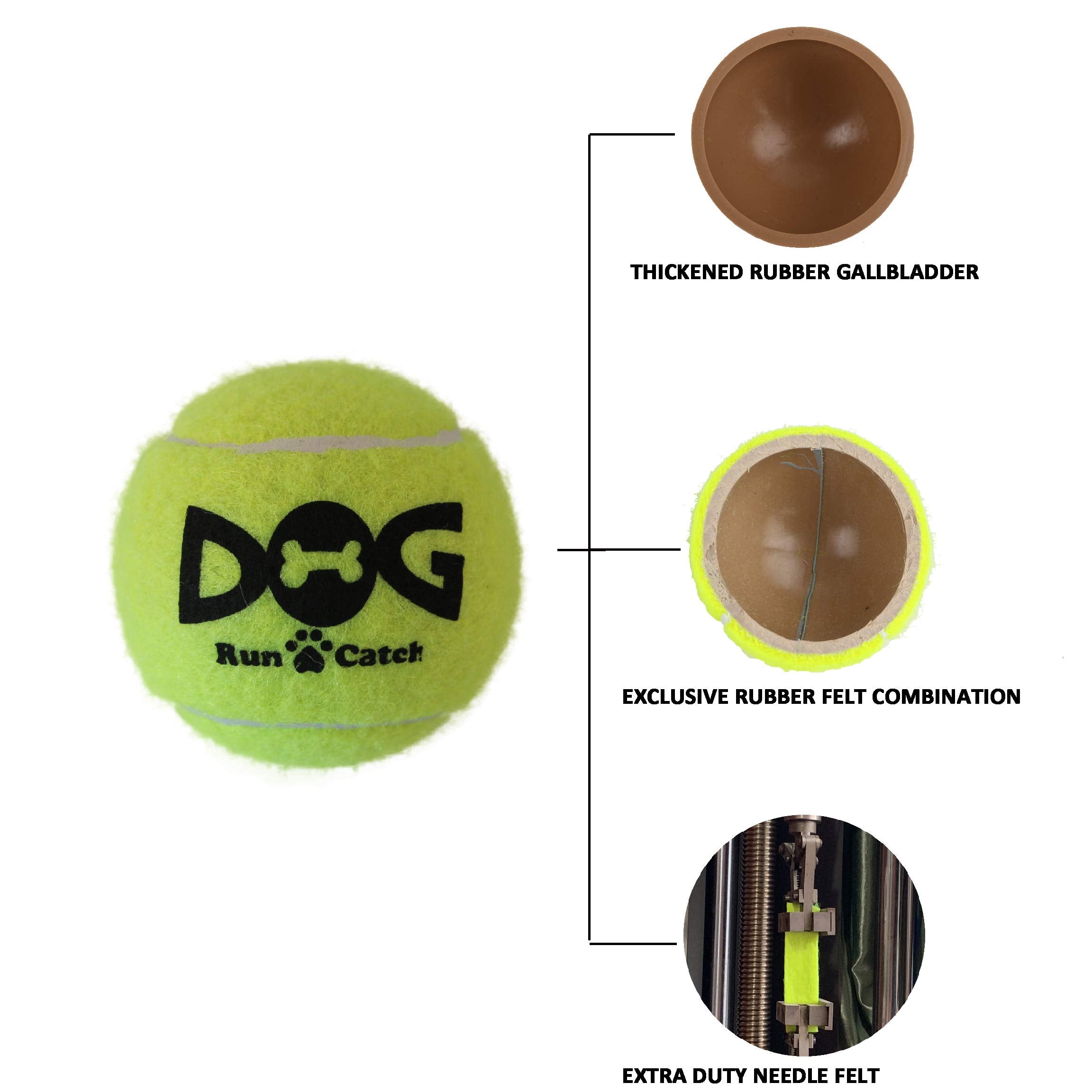 INSUM 2.5-inch bounce-ready balls for training and fetch drills