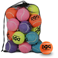 INSUM squeaky dog balls multicolor pack ideal for energetic fetch and easy visibility.