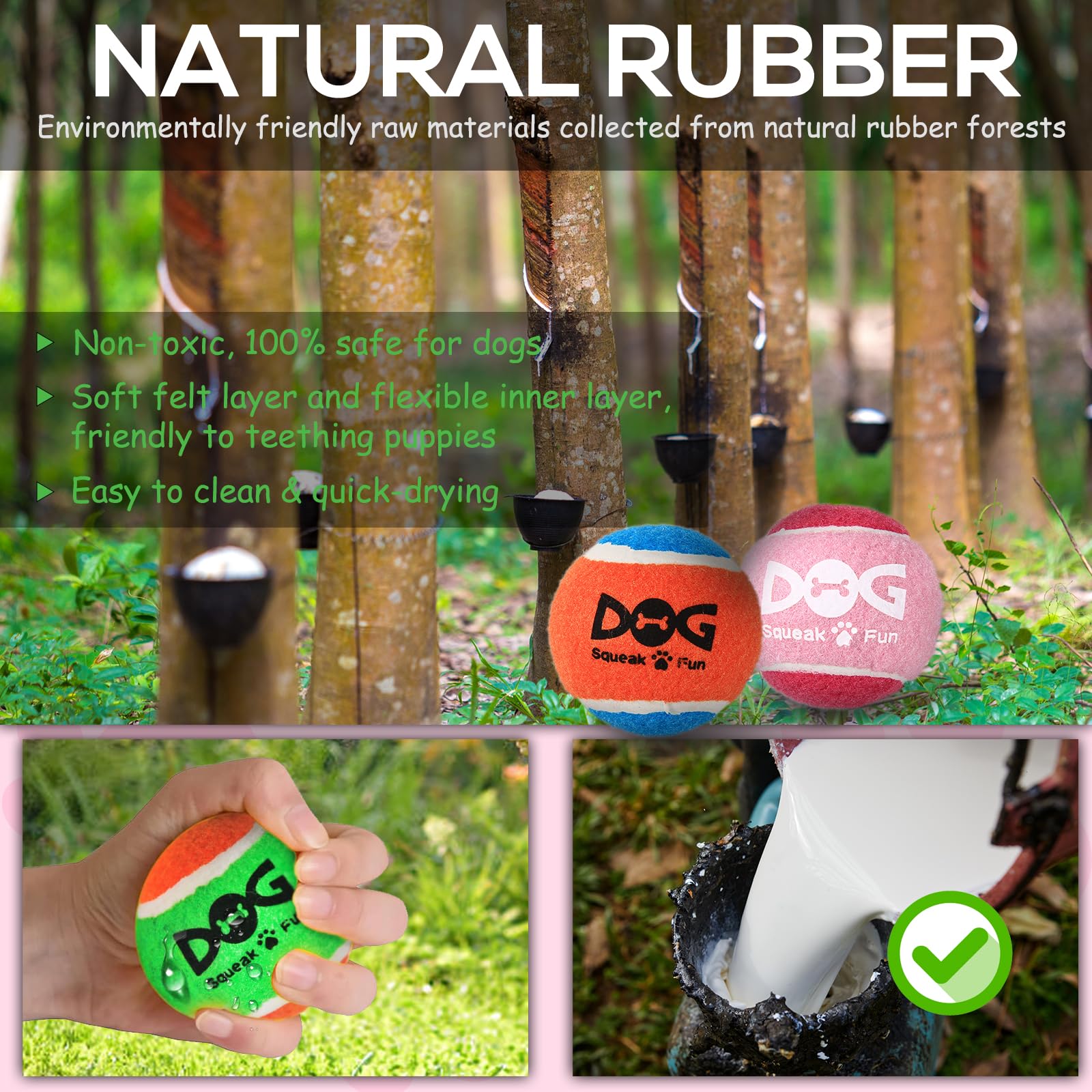 INSUM water friendly floatable dog ball for splashy outdoor play.