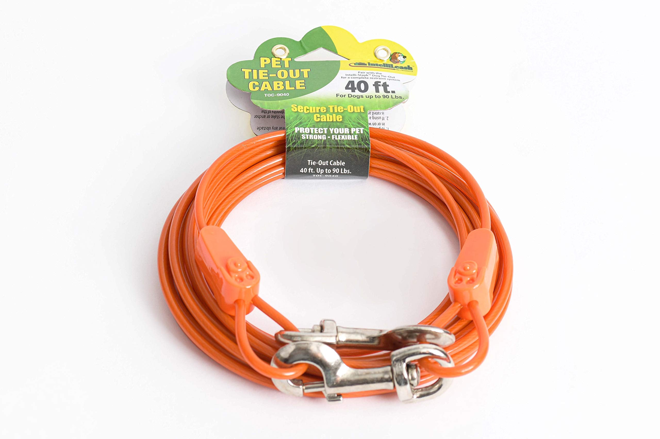 IntelliLeash dog design crimp cover protects against rust during outdoor adventures.
