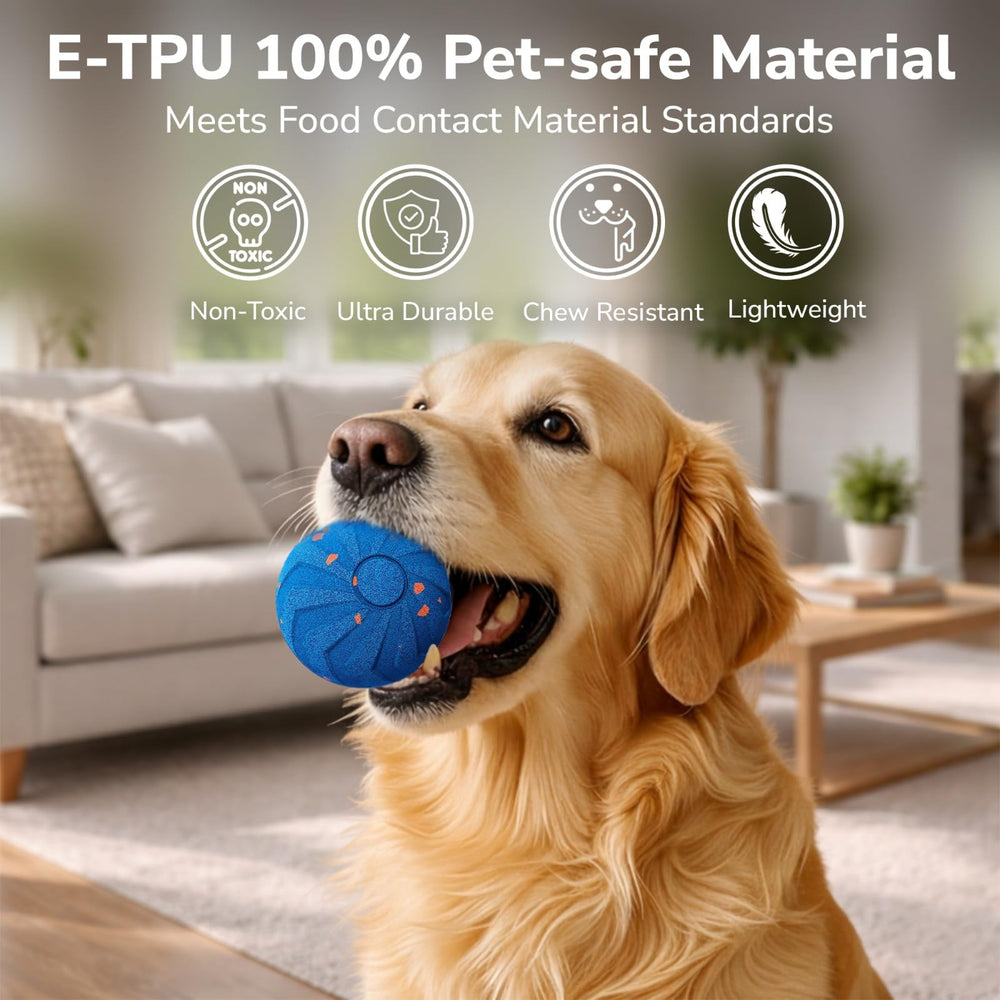 Interactive Dog Ball with fast charging supports longer play sessions.