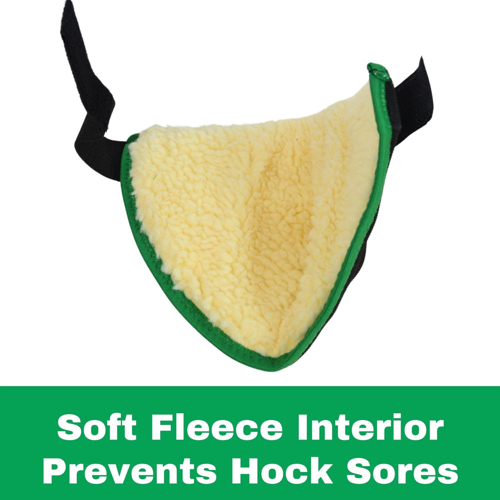 Intrepid Click Horse Hock Shield adjustable fit securely wraps 13-15.9 inch legs.