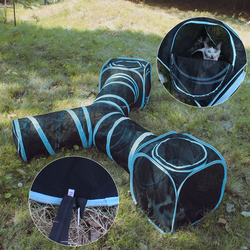 INTURN cat tent open entrance for easy access by curious cats