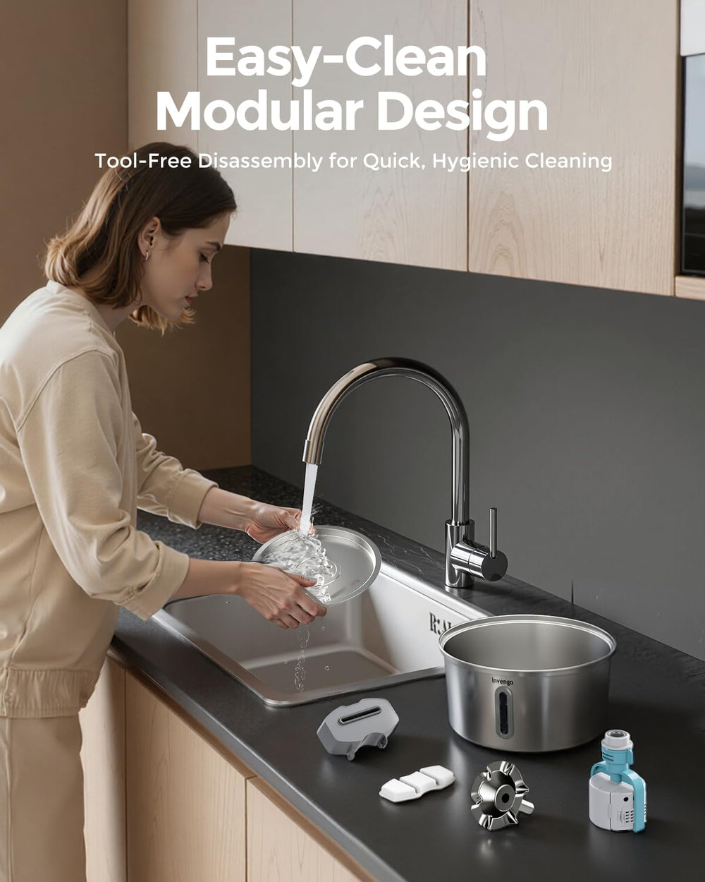Invengo fountain ideal for households with multiple pets.