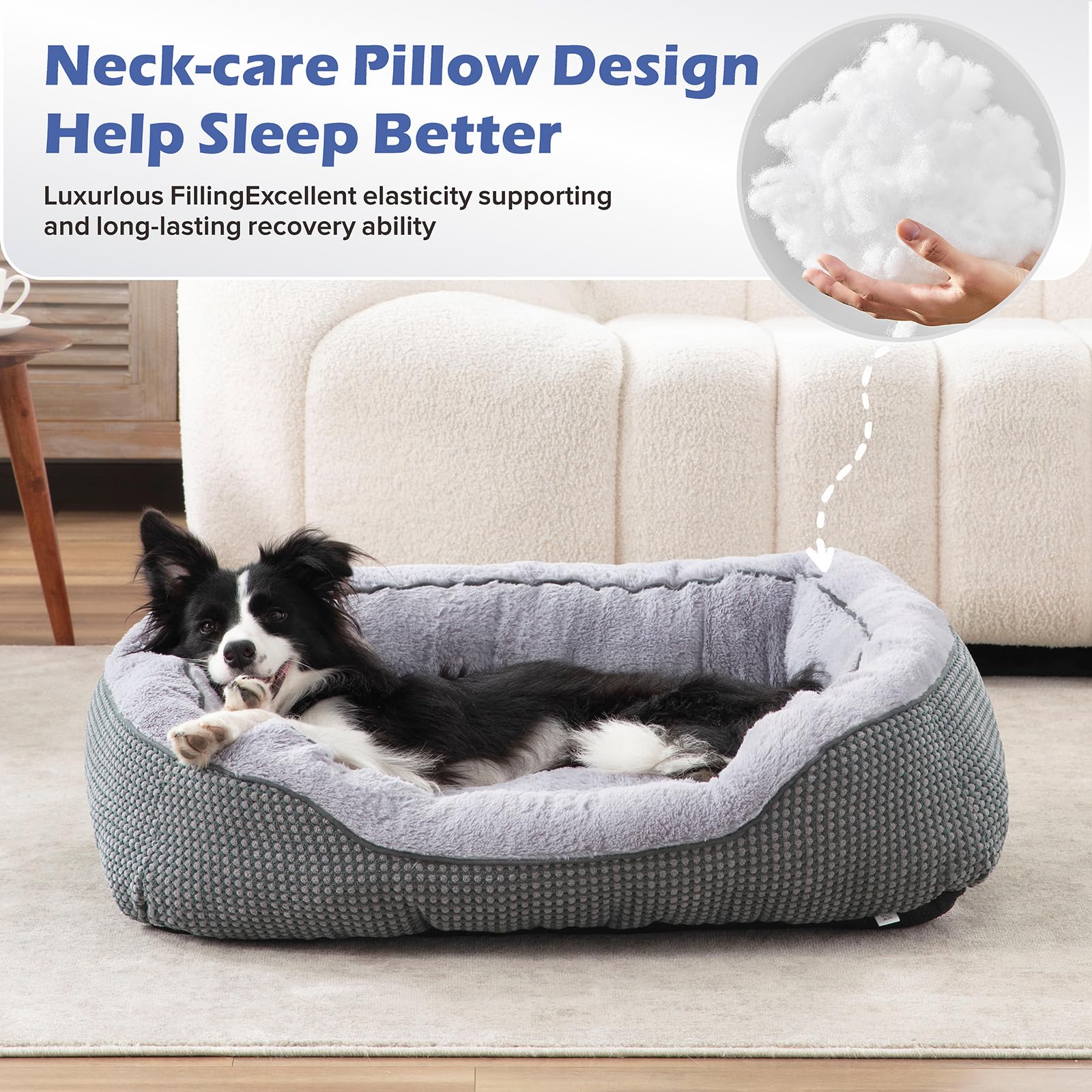 INVENHO dog bed 25x21x8 size for small to medium dogs.