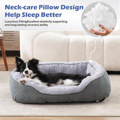 INVENHO dog bed 25x21x8 size for small to medium dogs.