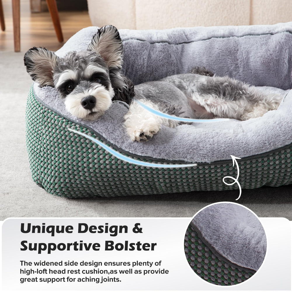 INVENHO dog bed medium anti-slip bottom stays in place during pawing or getting up