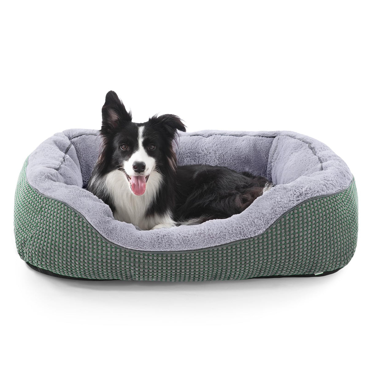 INVENHO dog bed medium plush surface offers cozy naps