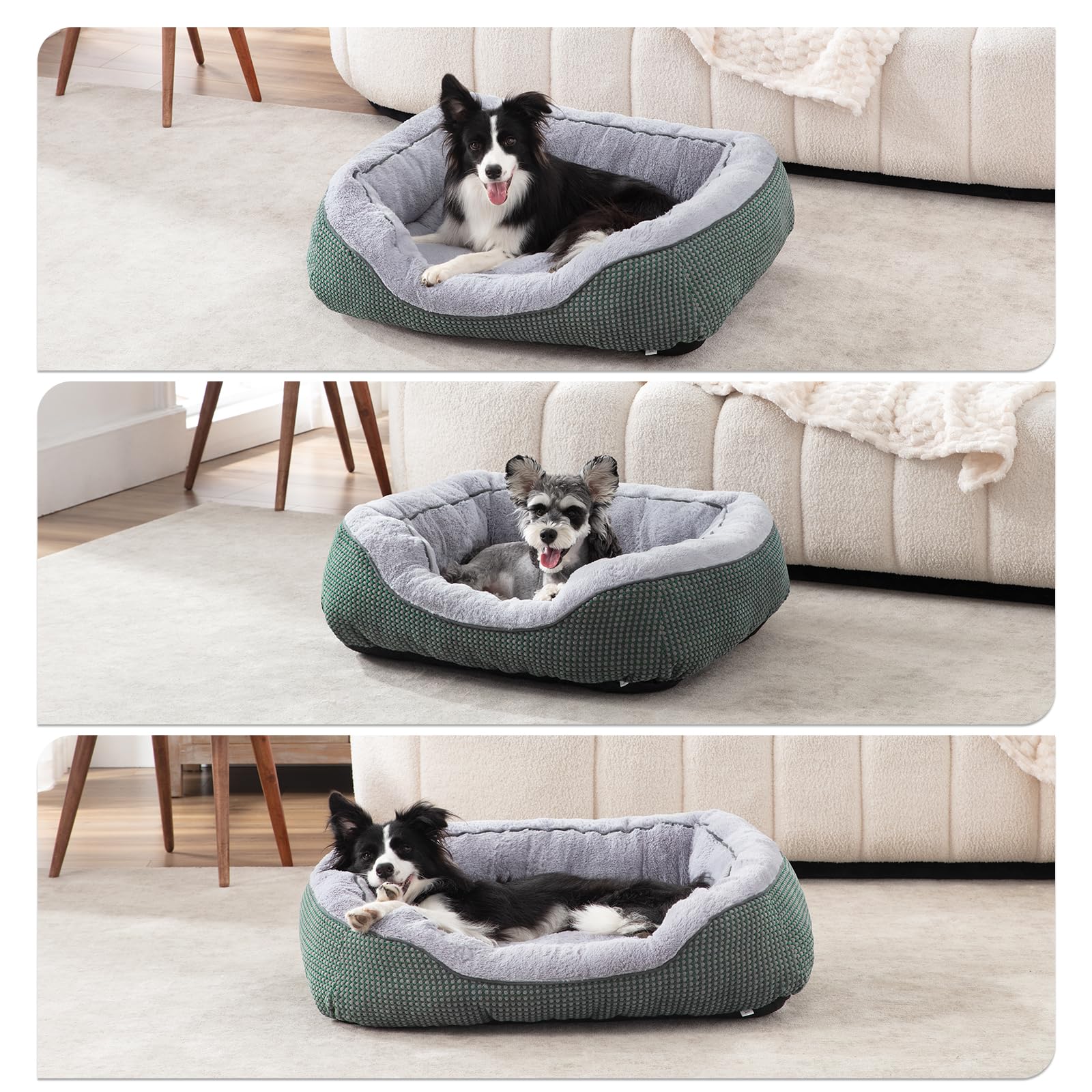 INVENHO dog bed medium size chart helps pick the right fit